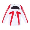 Maillot TROY LEE DESIGNS GP Pro Frames - blanc/rouge