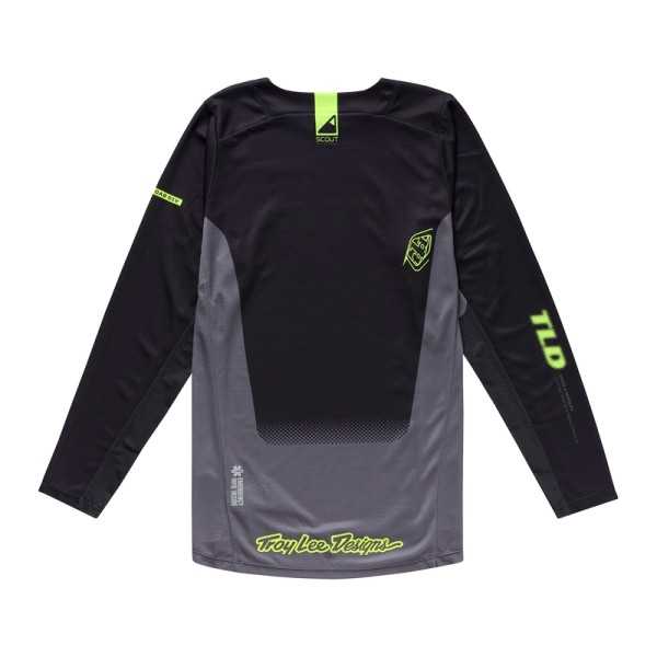Maillot TROY LEE DESIGNS Scout GP Pro Fade Out - noir