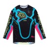 Maillot TROY LEE DESIGNS SE Ultra Membrane - noir/jaune