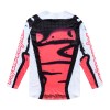 Maillot TROY LEE DESIGNS SE Ultra Membrane - blanc/Infra Red