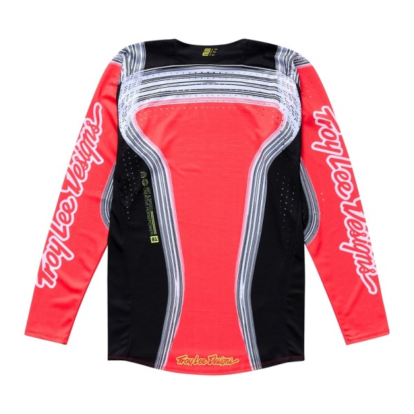 Maillot enfant TROY LEE DESIGNS SE PRO Stripes - Infra Red/noir