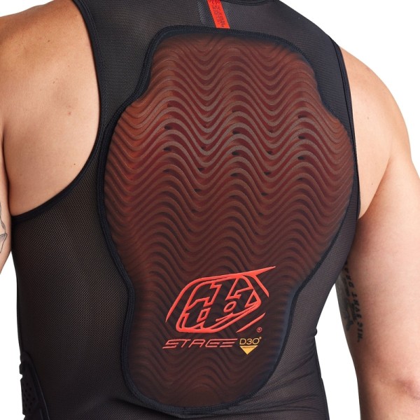 Gilet de protection sans manche TROY LEE DESIGNS Stage Ghost D3O
