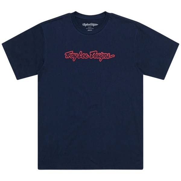 T-Shirt TROY LEE DESIGNS Signature - Navy