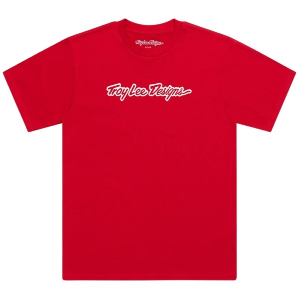 T-Shirt TROY LEE DESIGNS Signature - Team Red
