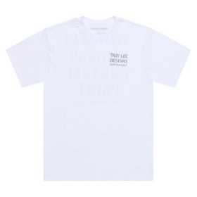 T-Shirt TROY LEE DESIGNS Paint Shop - blanc