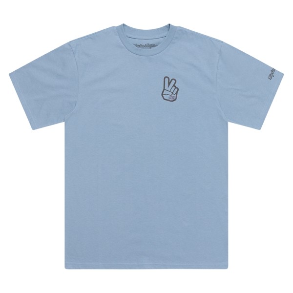 T-Shirt TROY LEE DESIGNS Peace Out - Smoke Blue
