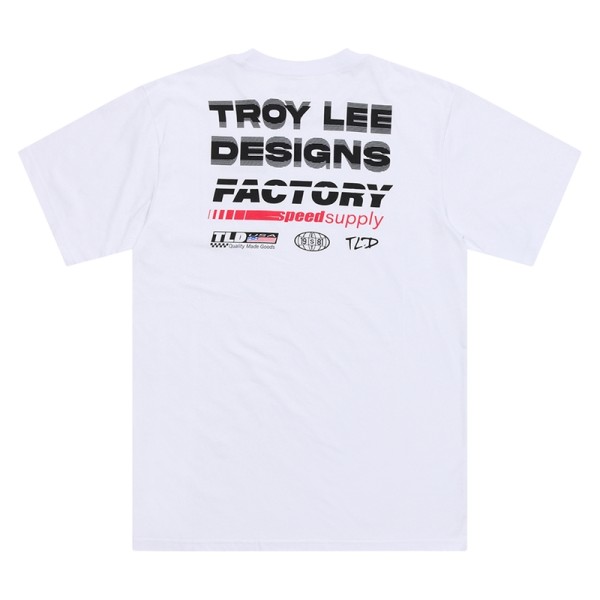 T-Shirt TROY LEE DESIGNS Factory - blanc
