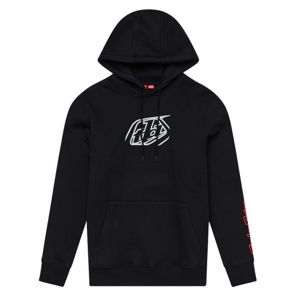 Hoodie TROY LEE DESIGNS Badge - noir