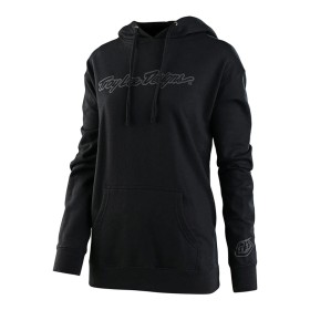 Hoodie femme TROY LEE DESIGNS Signature - noir