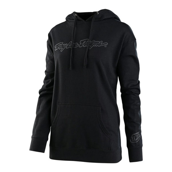 Hoodie femme TROY LEE DESIGNS Signature - noir