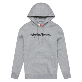 Hoodie TROY LEE DESIGNS Signature - Gray Heather