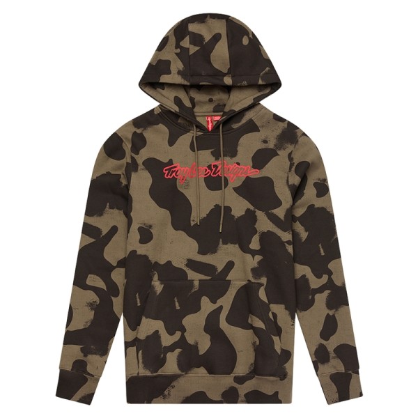 Hoodie enfant TROY LEE DESIGNS Signature - Olive Camo