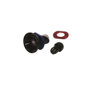 Protections fourche et bras oscillant (axe de roue) GILLES GTA noir/rouge BMW