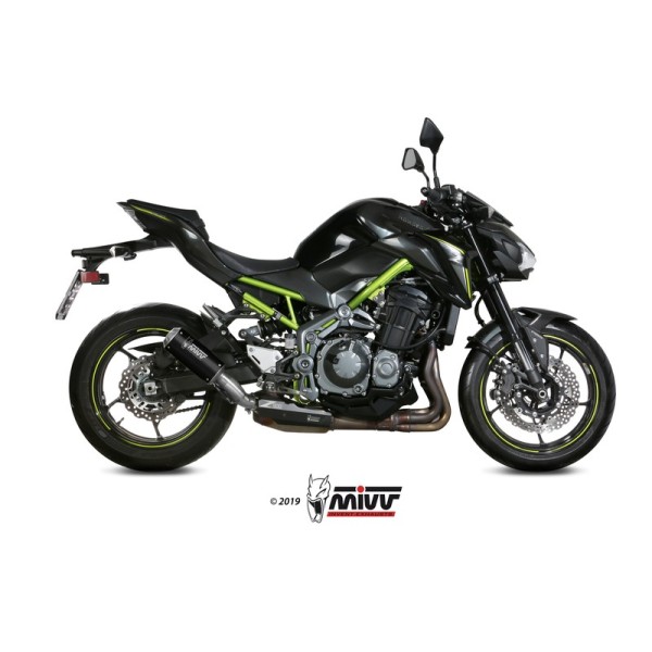 Silencieux MIVV MK3 Carbon/casquette inox Kawasaki Z900