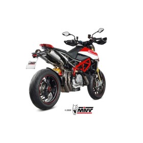 Silencieux double MIVV X-M1 - titane/inox Ducati Hypermotard 950/SP