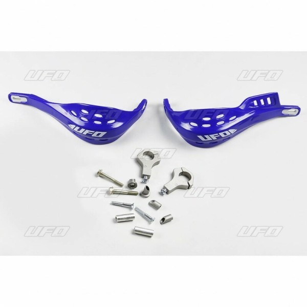 Protège-mains UFO Jumpy supermotard D22mm Bleu Reflex