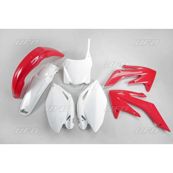 Kit plastique UFO couleur origine rouge/blanc (2009) Honda CRF250R