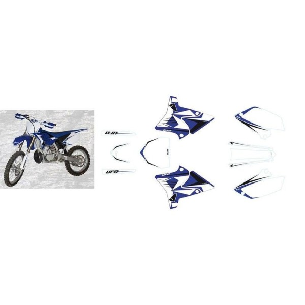 Kit déco UFO replica 4T Bleu Yamaha YZ125/250