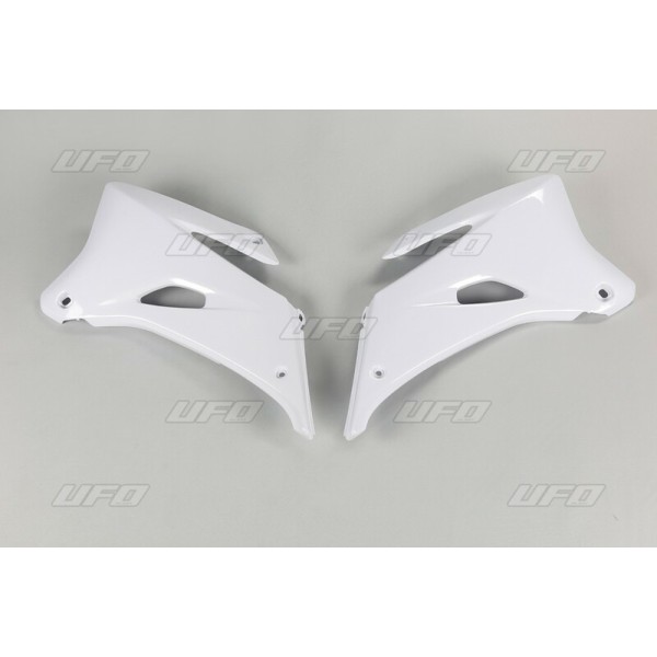 Ouïes de radiateur UFO blanc Yamaha YZ250F/450F