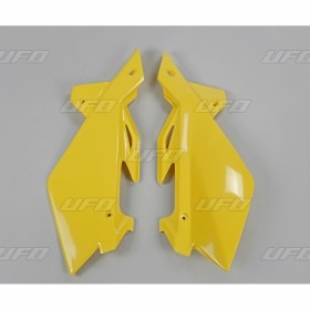 Plaques latérales UFO jaune Husqvarna
