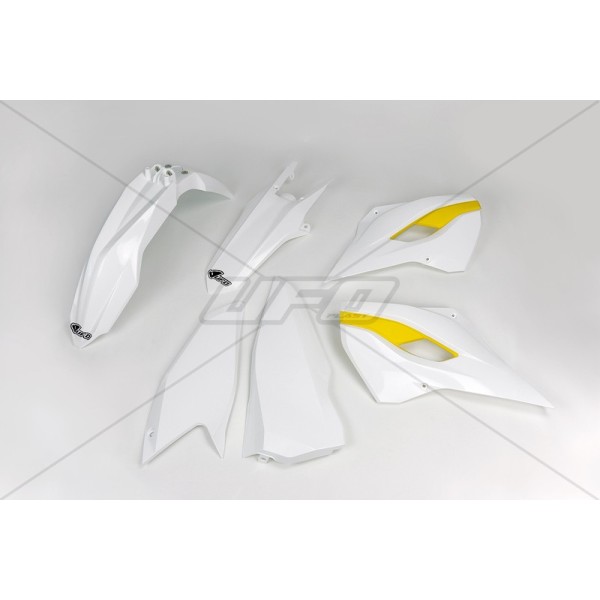 Kit plastique UFO couleur origine (2015) blanc/jaune Husqvarna