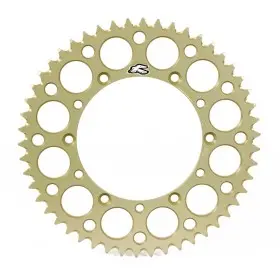 Couronne RENTHAL aluminium Ultra-Light anti-boue anodisé dur 154U - 520