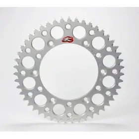 Couronne RENTHAL aluminium Ultra-Light anti-boue 121U - 420