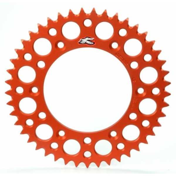 Couronne RENTHAL aluminium Ultra-Light anti-boue 224U - 520