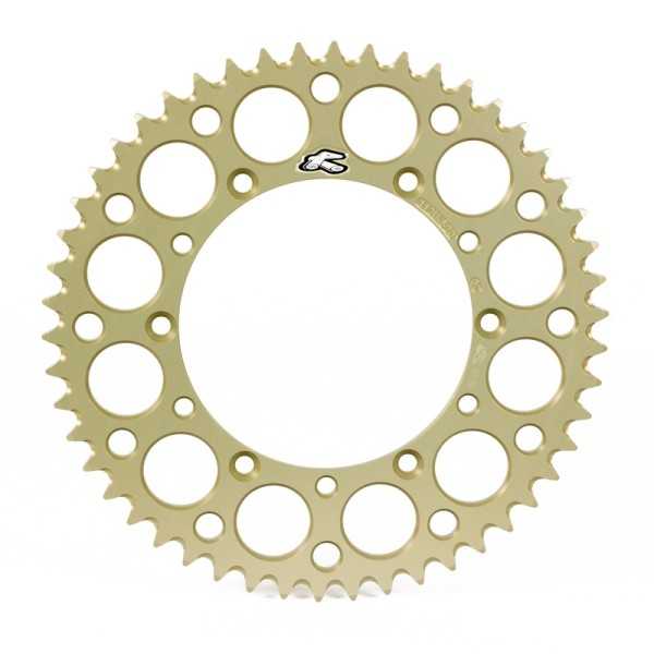 Couronne RENTHAL aluminium Ultra-Light anti-boue anodisé dur 150U - 520