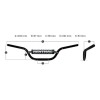 Guidon RENTHAL MX/Enduro 7/8" 971 RC