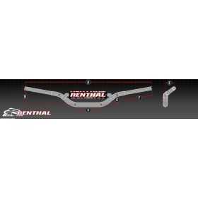 Guidon RENTHAL Twinwall 996 Villopoto/Stewart - anodisé dur
