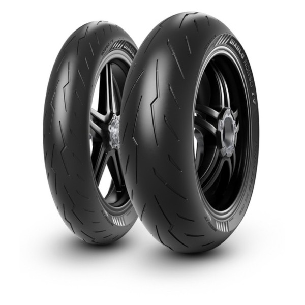 Pneu PIRELLI DIABLO ROSSO IV 180/55 ZR 17 M/C (73W) TL