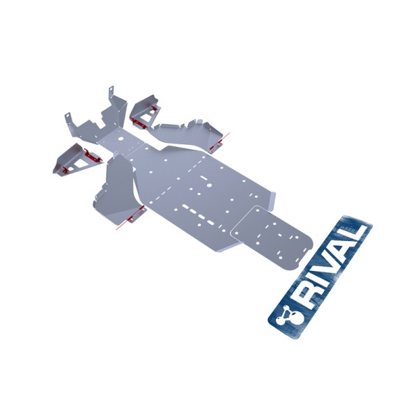 Sabot complet RIVAL - aluminium 4mm Can-Am Commander