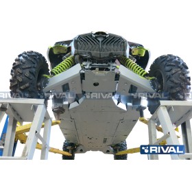 Sabot complet RIVAL - aluminium 4mm Can-Am Maverick