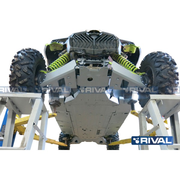 Sabot complet RIVAL - aluminium 4mm Can-Am Maverick