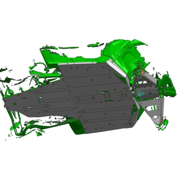 Kit sabot complet RIVAL - aluminium Can-Am Maverick X3