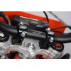 Pontets de guidon SCAR Ø28.6mm +35 à 50mm pour té de fourche origine KTM/HVA/BETA/SHERCO