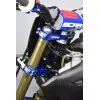 Te de fourche SCAR offset 25mm bleu Yamaha YZ65/85