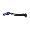 Sélecteur de vitesse SCAR noir mat/embout bleu Kawasaki KX250F