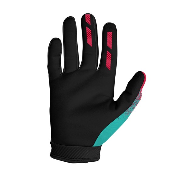 Gants SEVEN Annex 7 DOT junior - rouge fluo/bleu