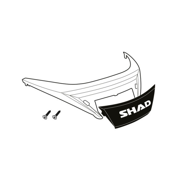 Couvercle de top case SHAD SH34 réfléchissant