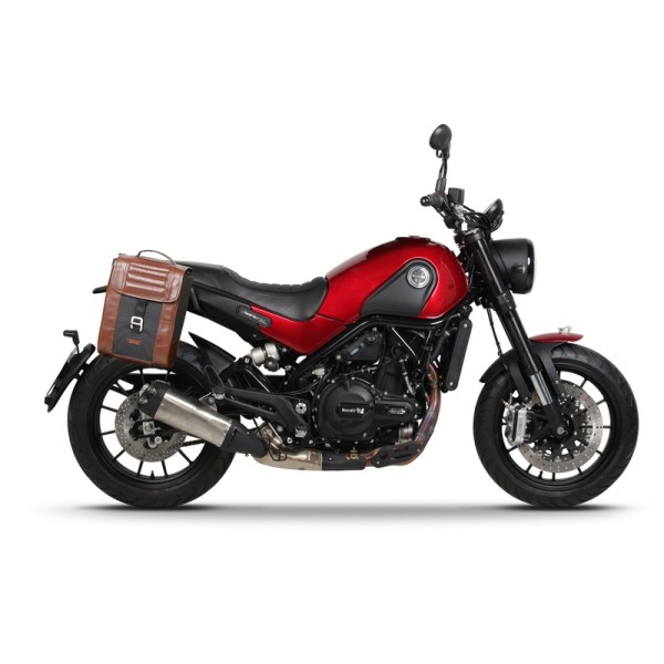 Fixation SHAD valise latérale Café Racer Benelli i