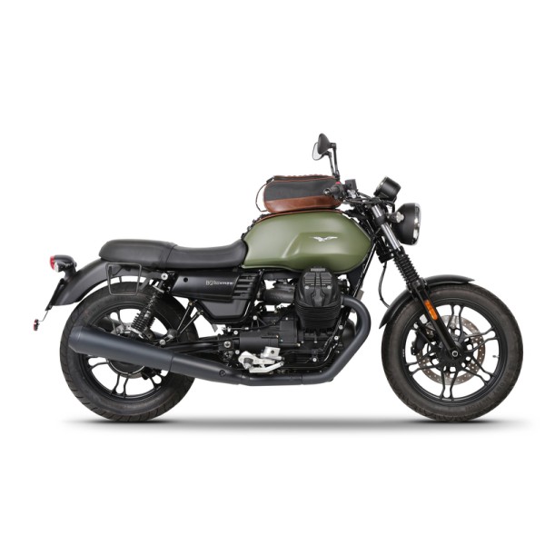 Fixation SHAD valise latérale Café Racer MotoGuzzi V7