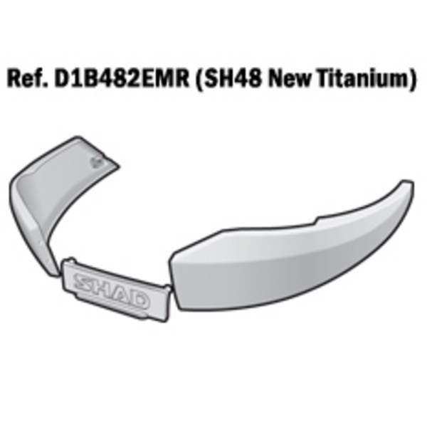 Enjoliveurs SHAD SH48 titane