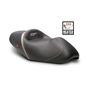 Selle SHAD Comfort Seat noir/coutures gris/bleu - Piaggio MP3