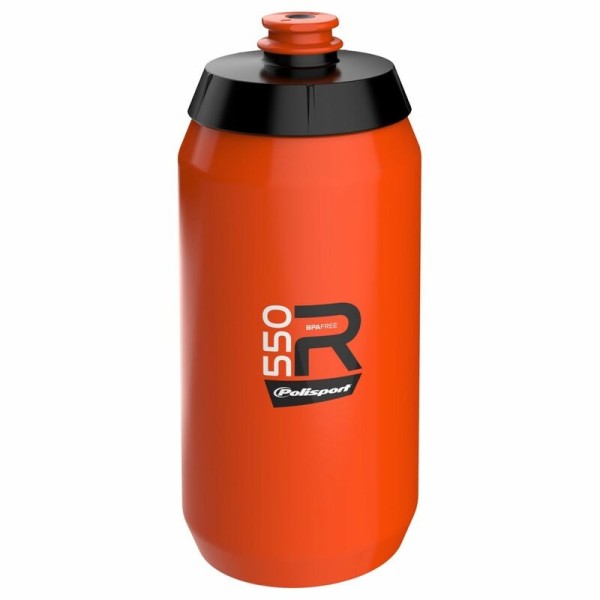 Bidon POLISPORT R550 orange bouchon à visser 550ml