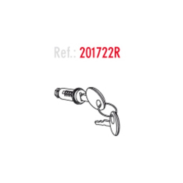 Serrure complète SHAD SH26/29/33/34/39/40