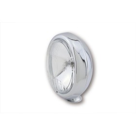 Phare longue portée SHIN YO 4 1/2 pouces, boîtier plat, chromé