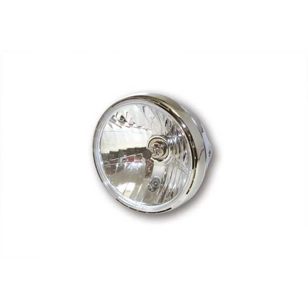 Phare SHIN YO Reno 2 7\" chrome verre clair
