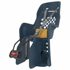Siège enfant de vélo arrière POLISPORT Joy FF fixation cadre - denim/jaune